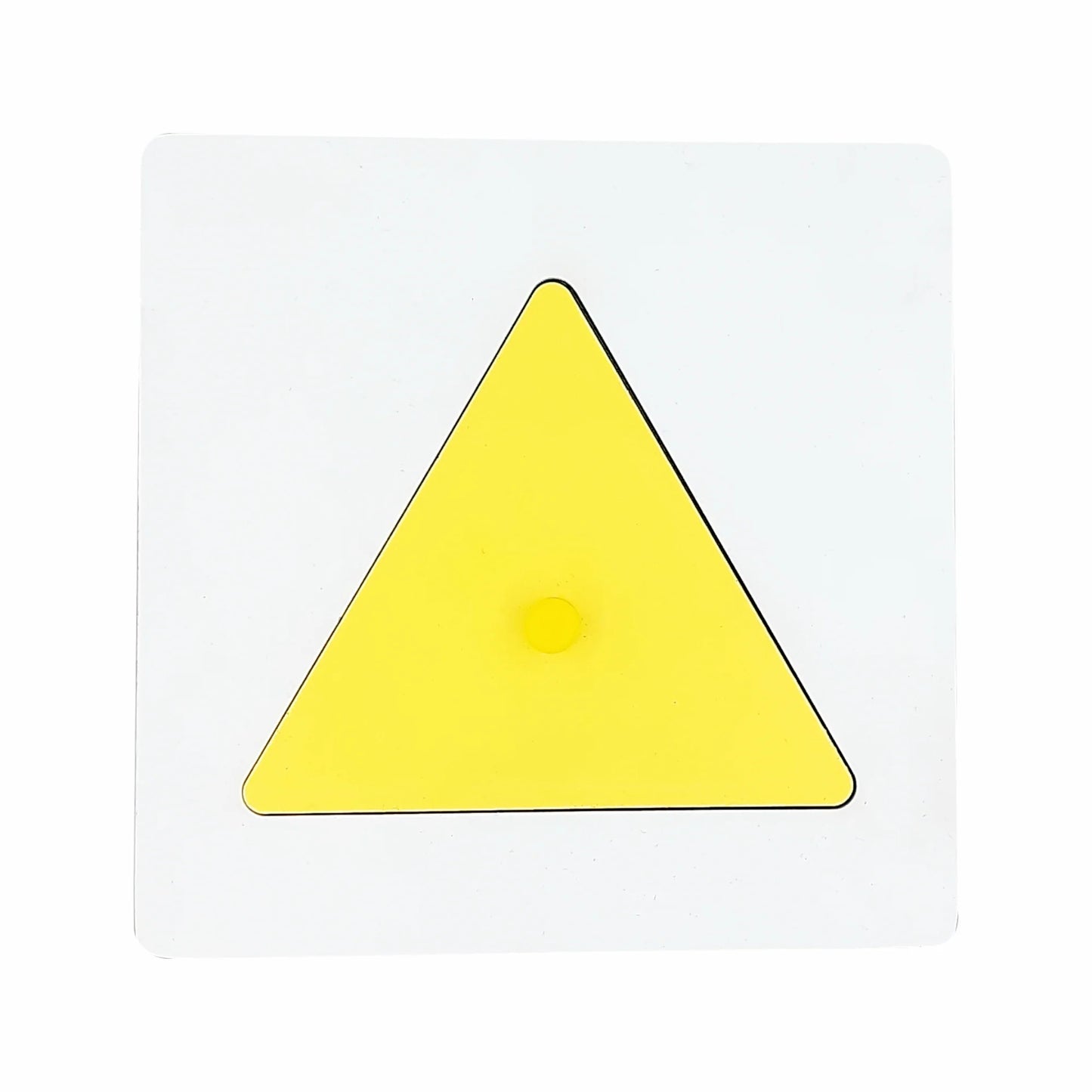 Wooden Triangle Puzzle - Educational Shape Learning Toy