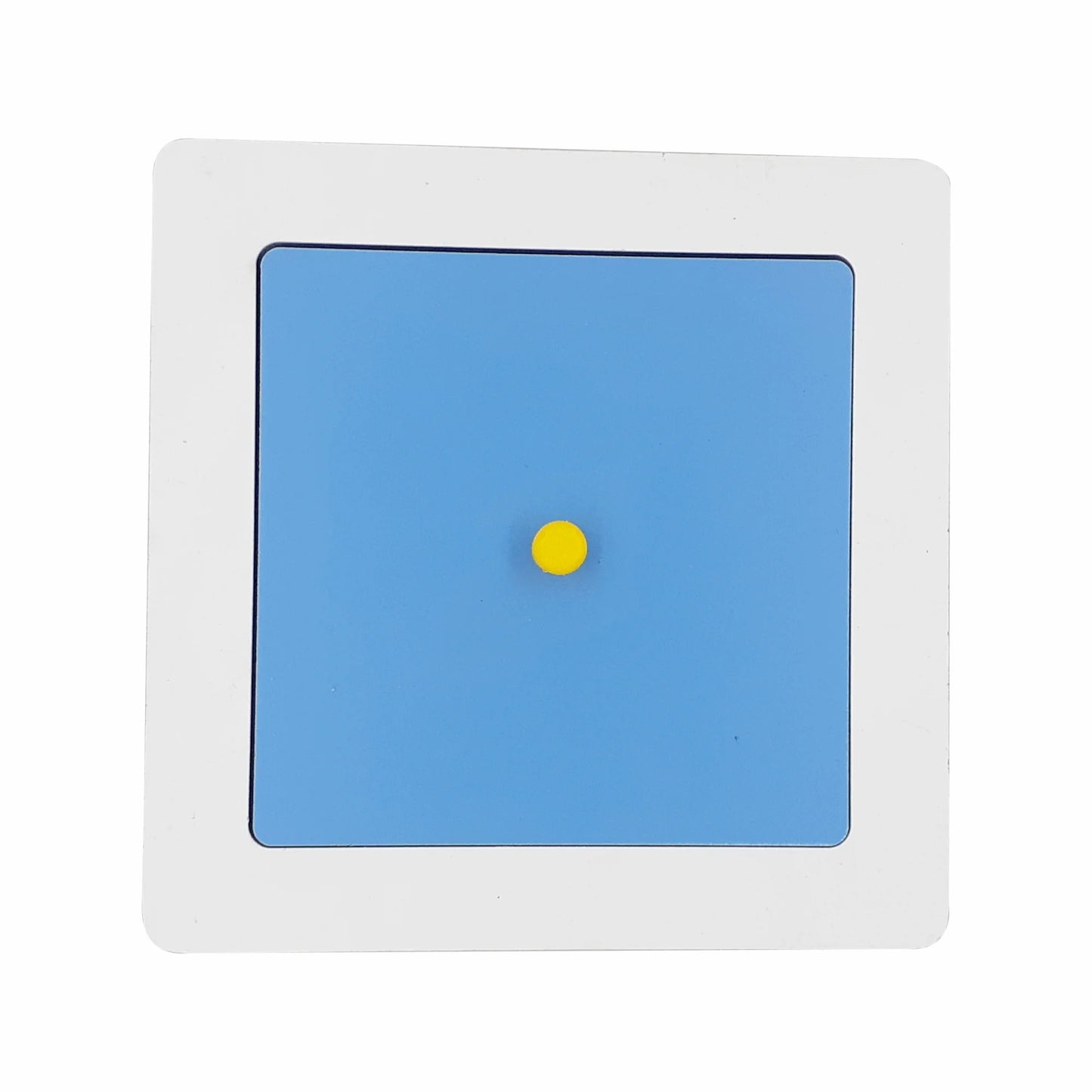 Wooden Square Knob Puzzle - Single Shape Learning Toy