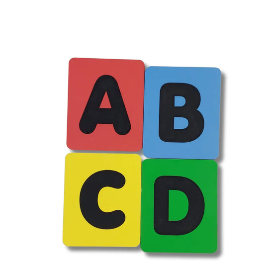 Engraving MDF Alphabet Letters Card - Educational Wooden Learning Toy
