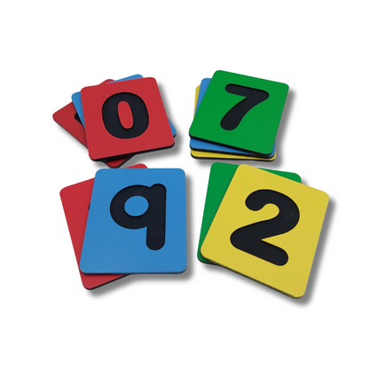 Engraving MDF Numbers Card 0-9 - Educational Wooden Learning Toy