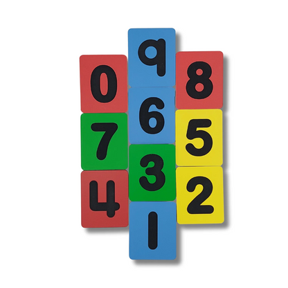 Engraving MDF Numbers Card 0-9 - Educational Wooden Learning Toy