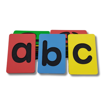 Engraving MDF Lowercase Alphabet Letters Card a-z - Educational Wooden Learning Toy