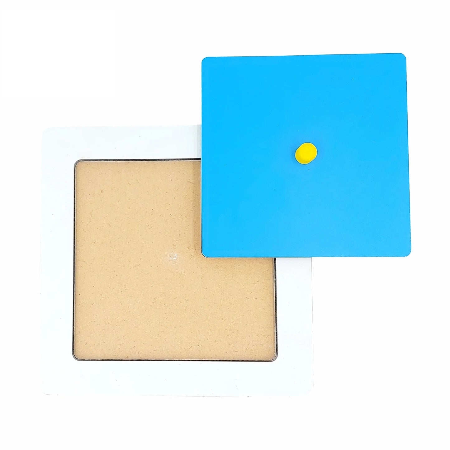 Wooden Square Knob Puzzle - Single Shape Learning Toy