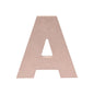 5-Inch Wooden Capital Letter A - MDF Cutout