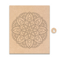 Pre-marked MDF Painting Board - Mandala Design