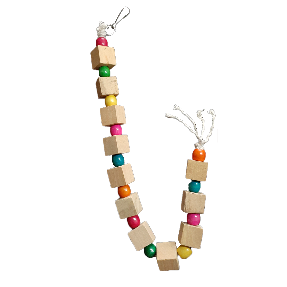 TokyoDo Extra Long Wooden Block Chew Toy - 48cm Bird Foraging Toy