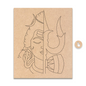 Pre-marked MDF Painting Board - Shiva Moon Design