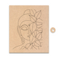 Pre-marked MDF Painting Board - Buddha Design