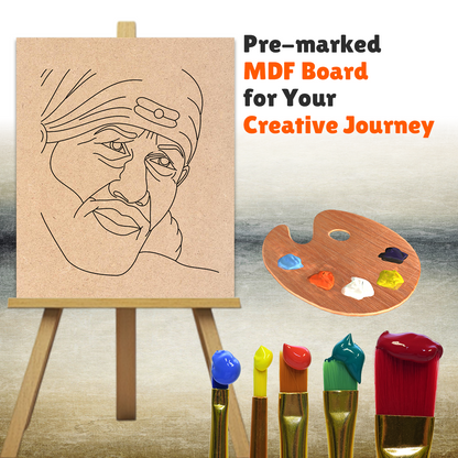 Pre-marked MDF Painting Board - Sai Baba Design