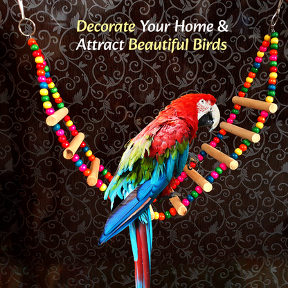 TokyoDo Large Shaped Rope Ladder - Multi-Perch Climbing Toy