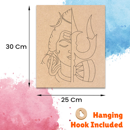 Pre-marked MDF Painting Board - Shiva Moon Design