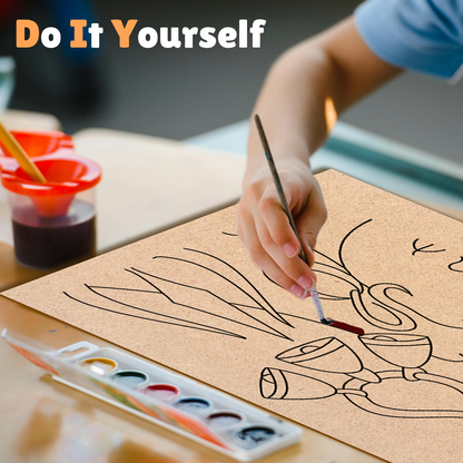 Pre-marked MDF Painting Board - shivchandra Design