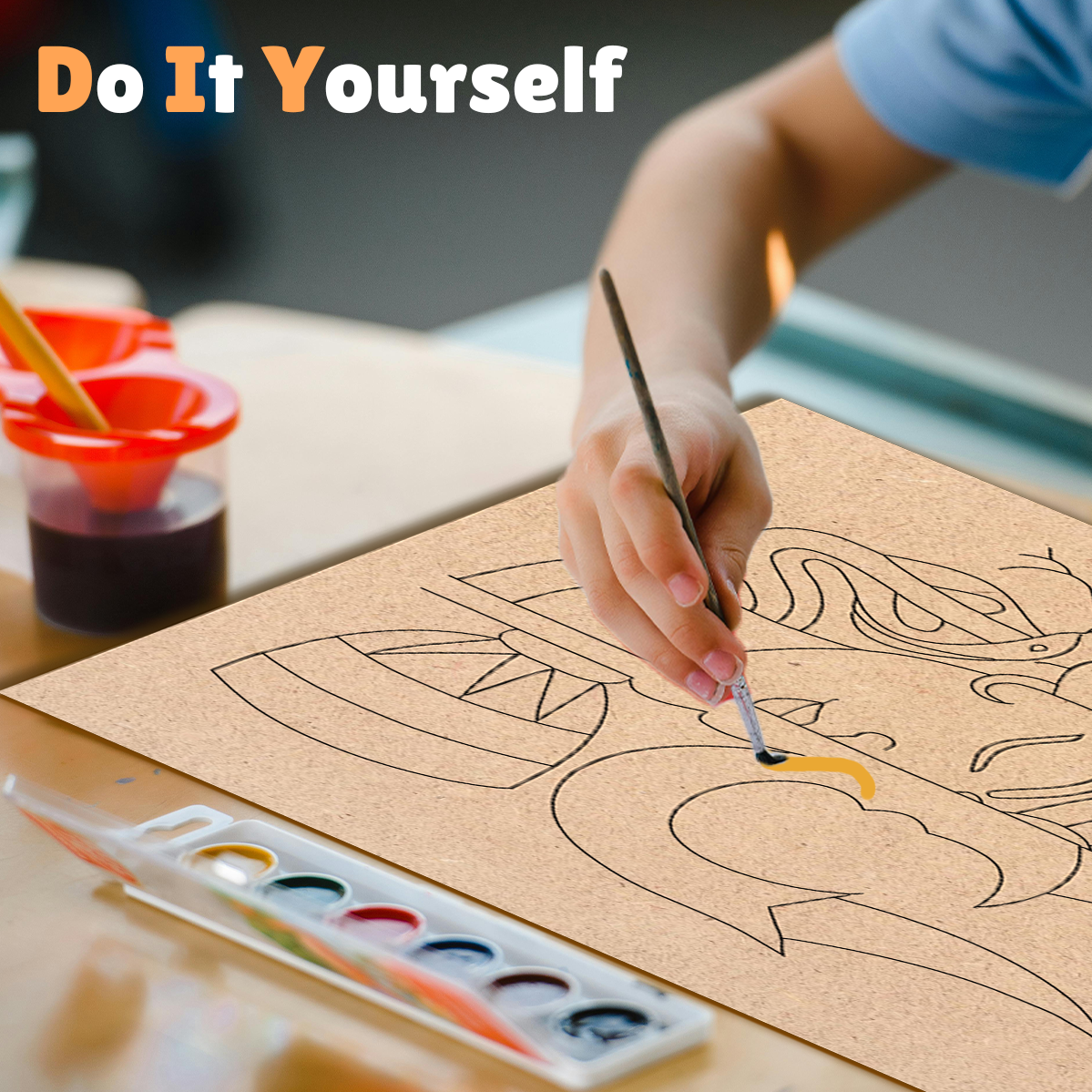 Pre-marked MDF Painting Board - Shiva Moon Design