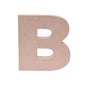 5-Inch Wooden Capital Letter B - MDF Cutout