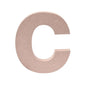 5-Inch Wooden Capital Letter C - MDF Cutout