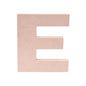 5-Inch Wooden Capital Letter E - MDF Cutout
