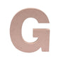 5-Inch Wooden Capital Letter G - MDF Cutout
