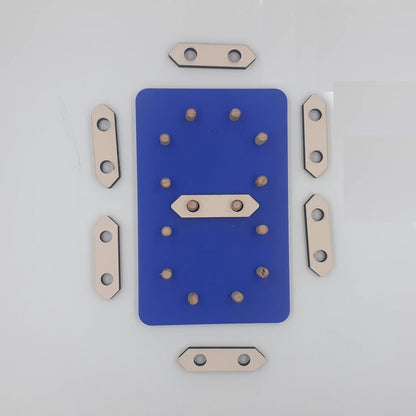 Digital Number Puzzle - Wooden Construction Learning Board
