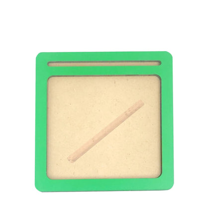 MDF Sand Writing Tray with Number Cards