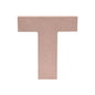 5-Inch Wooden Capital Letter T - MDF Cutout