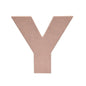 5-Inch Wooden Capital Letter Y - MDF Cutout
