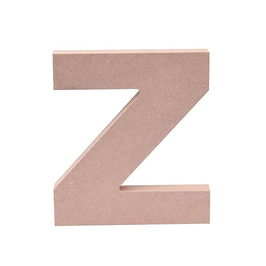 5-Inch Wooden Capital Letter Z - MDF Cutout