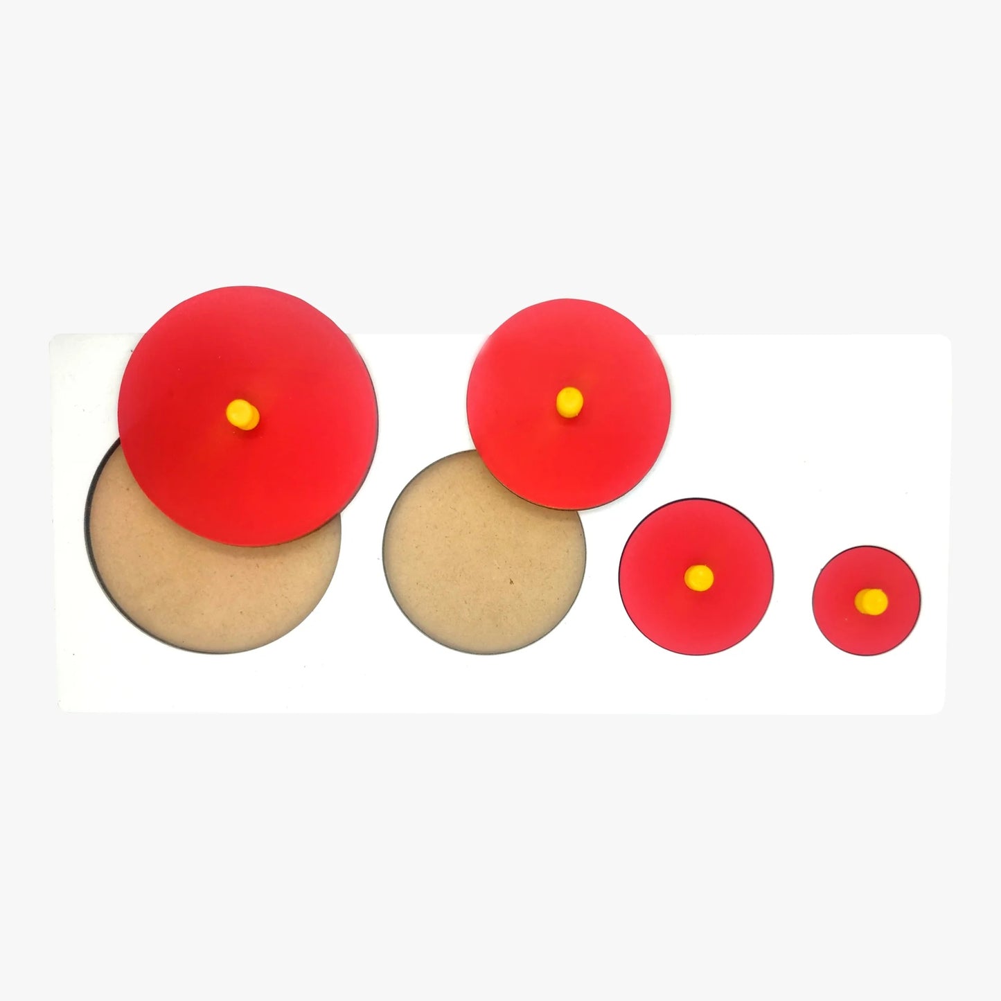 Wooden Circle Seriation Puzzle - Size Sequencing Toy