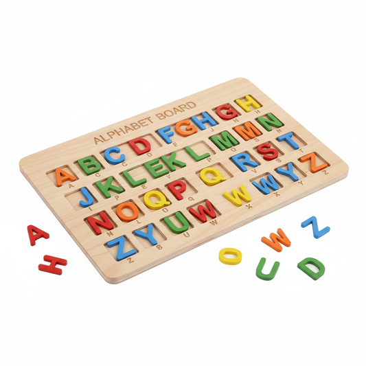 Wooden Alphabet Board