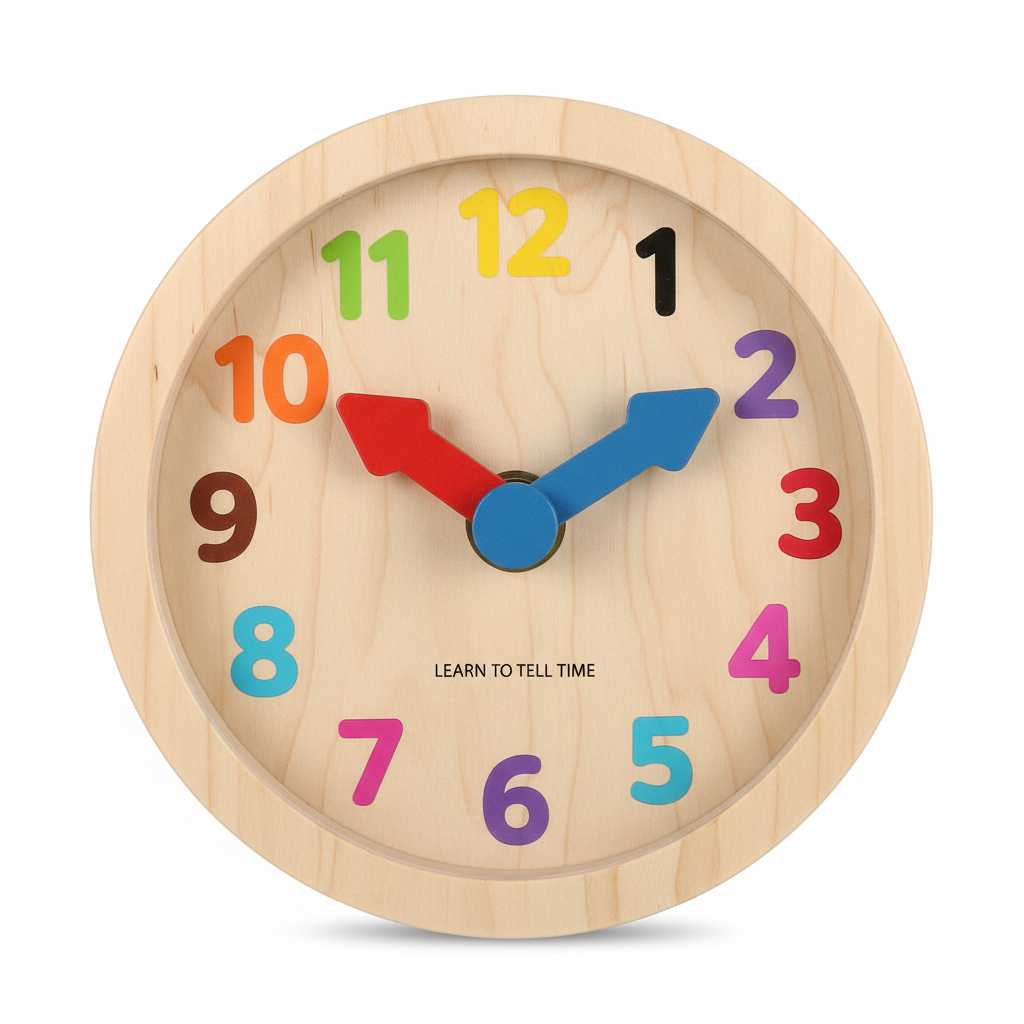 Wooden Learning Clock
