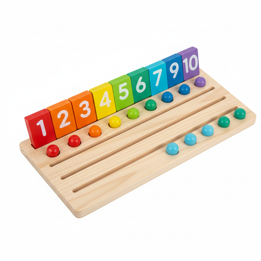 Wooden Number Counting Board